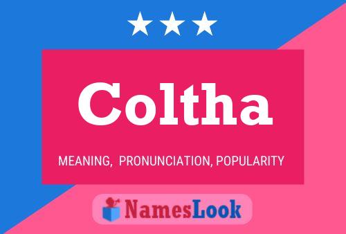 Coltha Name Poster