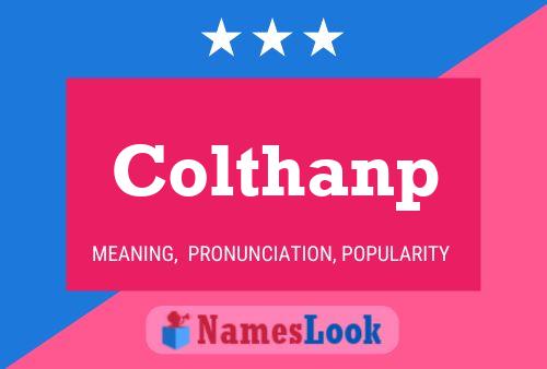 Colthanp Name Poster