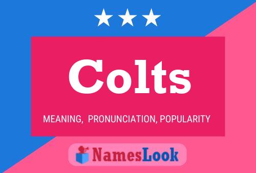 Colts Name Poster