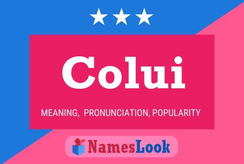 Colui Name Poster