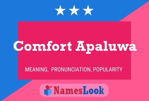 Comfort Apaluwa Name Poster