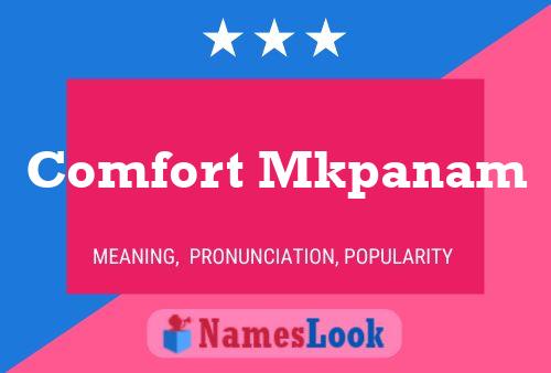 Comfort Mkpanam Name Poster