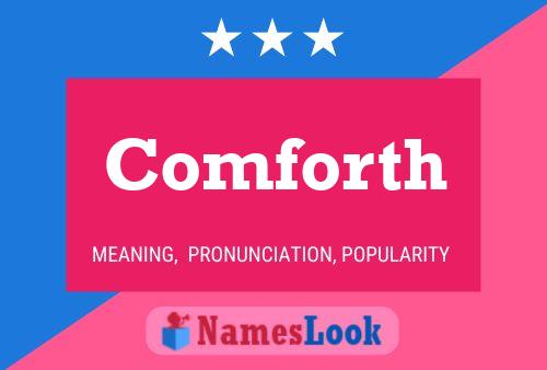 Comforth Name Poster