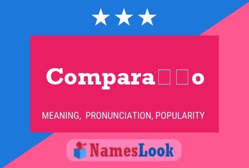 Comparação Name Poster