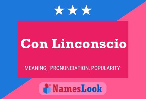 Con Linconscio Name Poster