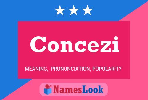 Concezi Name Poster