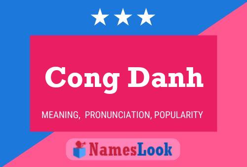 Cong Danh Name Poster