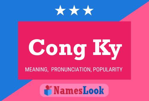 Cong Ky Name Poster