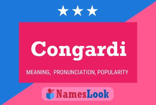 Congardi Name Poster