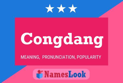 Congdang Name Poster