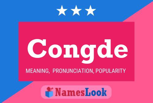 Congde Name Poster