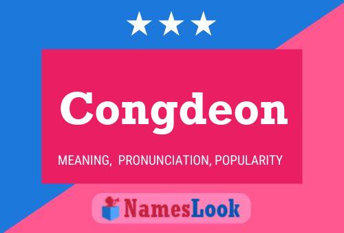 Congdeon Name Poster