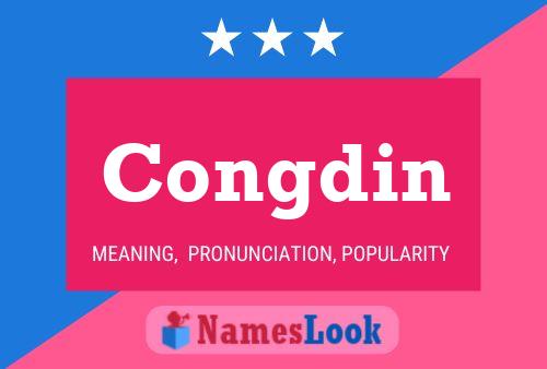 Congdin Name Poster