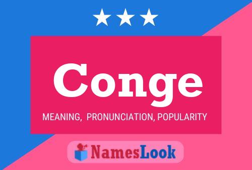 Conge Name Poster