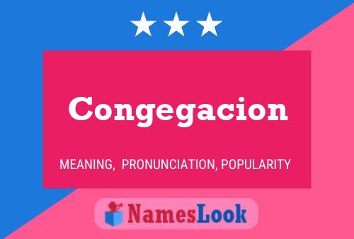 Congegacion Name Poster