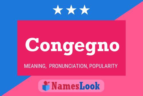 Congegno Name Poster