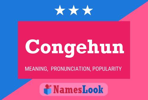 Congehun Name Poster