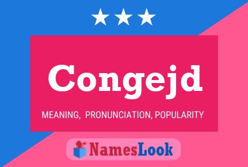 Congejd Name Poster