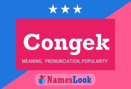 Congek Name Poster