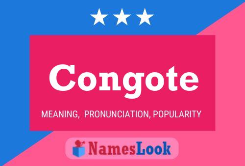 Congote Name Poster