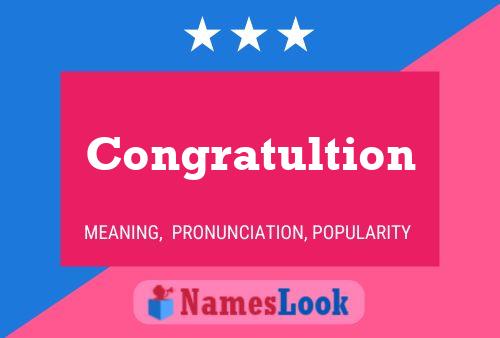 Congratultion Name Poster