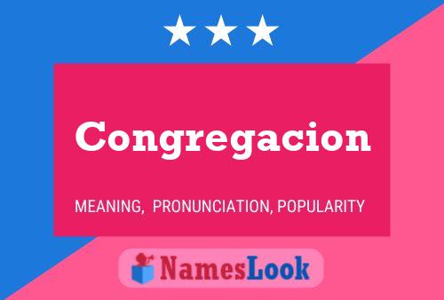 Congregacion Name Poster