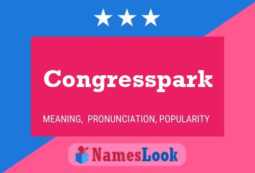 Congresspark Name Poster