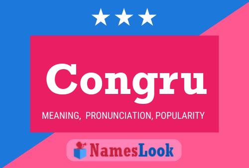 Congru Name Poster