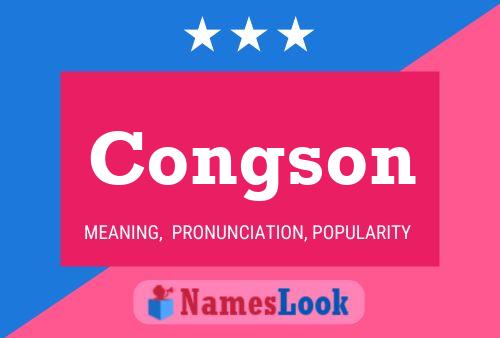 Congson Name Poster