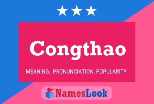 Congthao Name Poster