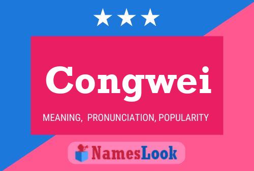 Congwei Name Poster