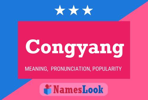 Congyang Name Poster