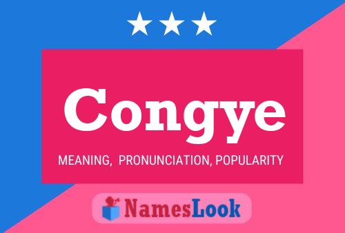 Congye Name Poster