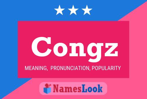 Congz Name Poster