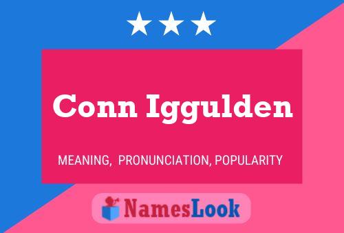 Conn Iggulden Name Poster