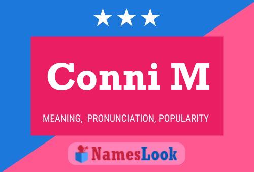 Conni M Name Poster