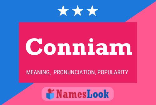 Conniam Name Poster