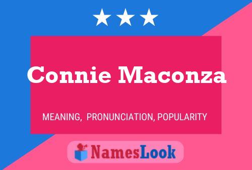 Connie Maconza Name Poster