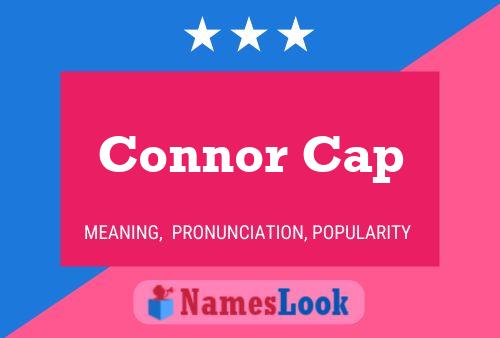 Connor Cap Name Poster