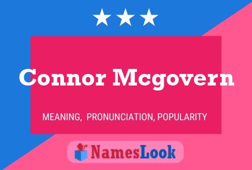 Connor Mcgovern Name Poster