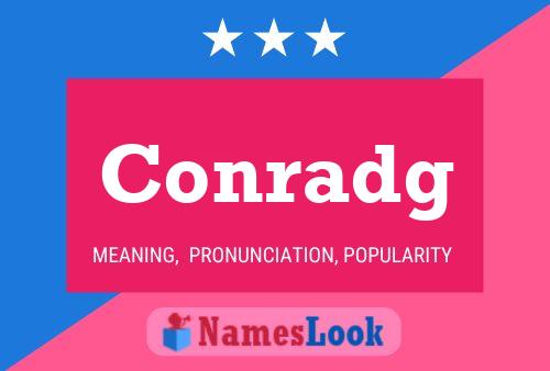 Conradg Name Poster