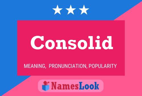 Consolid Name Poster