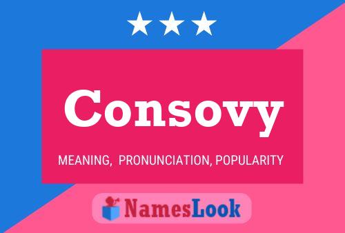 Consovy Name Poster