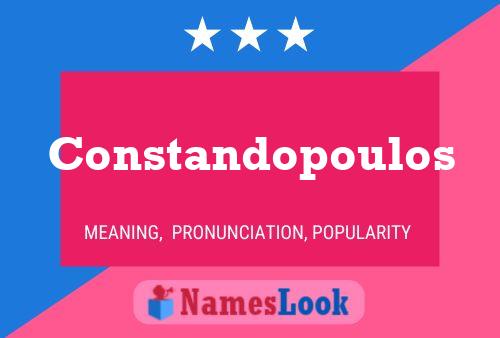 Constandopoulos Name Poster