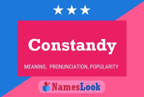 Constandy Name Poster