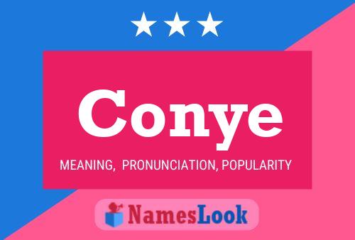 Conye Name Poster