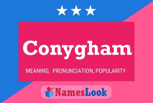 Conygham Name Poster