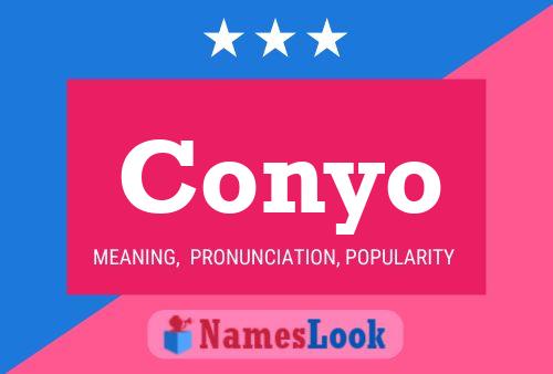 Conyo Name Poster