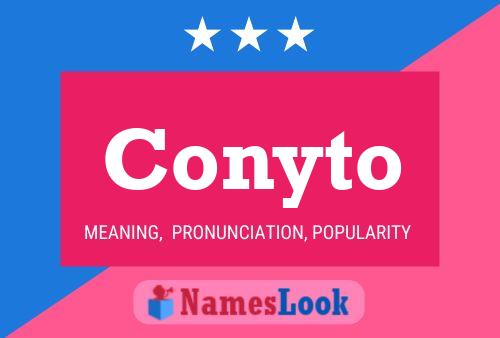 Conyto Name Poster