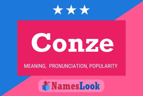 Conze Name Poster